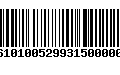 Código de Barras 277610100529931500000055