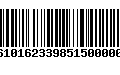 Código de Barras 277610162339851500000295