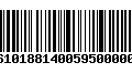 Código de Barras 277610188140059500000645