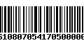 Código de Barras 277610807054170500000160