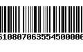 Código de Barras 277610807063554500000025