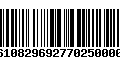 Código de Barras 277610829692770250000220