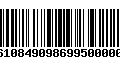 Código de Barras 277610849098699500000145