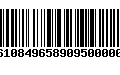 Código de Barras 277610849658909500000295