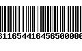 Código de Barras 277611654416456500000245