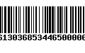 Código de Barras 277613036853446500000160