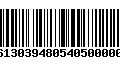 Código de Barras 277613039480540500000295