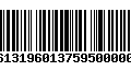 Código de Barras 277613196013759500000125