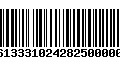 Código de Barras 277613331024282500000190