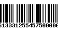 Código de Barras 277613331255457500000375