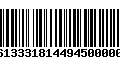 Código de Barras 277613331814494500000425