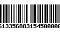 Código de Barras 277613356883154500000165