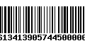 Código de Barras 277613413905744500000130