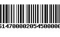 Código de Barras 277614700002054500000295