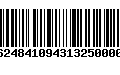 Código de Barras 277624841094313250000370