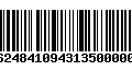 Código de Barras 277624841094313500000245