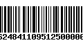 Código de Barras 277624841109512500000245