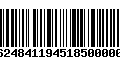 Código de Barras 277624841194518500000595