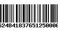 Código de Barras 277624841837651250000445