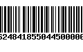 Código de Barras 277624841855044500000220