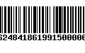 Código de Barras 277624841861991500000390