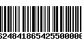 Código de Barras 277624841865425500000140