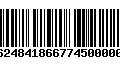 Código de Barras 277624841866774500000095