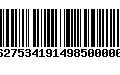 Código de Barras 277627534191498500000425