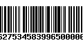 Código de Barras 277627534583996500000250