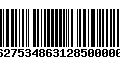 Código de Barras 277627534863128500000195