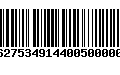 Código de Barras 277627534914400500000245