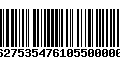 Código de Barras 277627535476105500000495