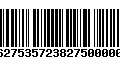 Código de Barras 277627535723827500000475