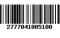 Código de Barras 2777041005100