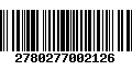 Código de Barras 2780277002126