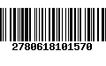 Código de Barras 2780618101570