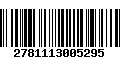 Código de Barras 2781113005295