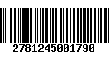 Código de Barras 2781245001790