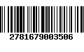 Código de Barras 2781679003506