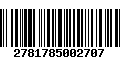 Código de Barras 2781785002707