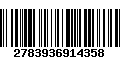 Código de Barras 2783936914358