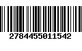 Código de Barras 2784455011542