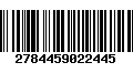 Código de Barras 2784459022445