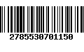 Código de Barras 2785530701150