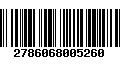 Código de Barras 2786068005260