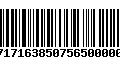 Código de Barras 278717163850756500000195