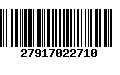 Código de Barras 27917022710