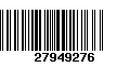 Código de Barras 27949276