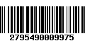 Código de Barras 2795490009975