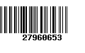 Código de Barras 27960653